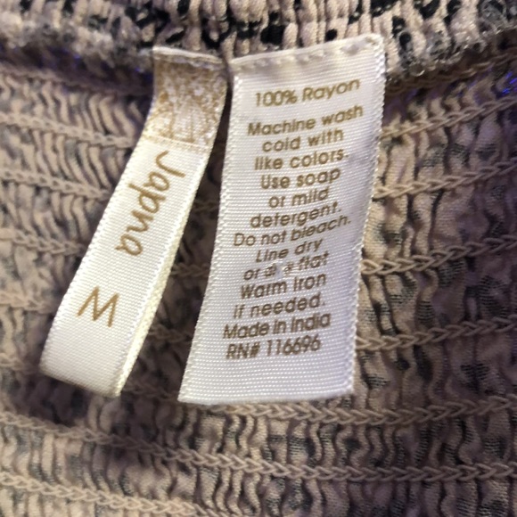 Japna size medium leopard print tan dress - Picture 4 of 4